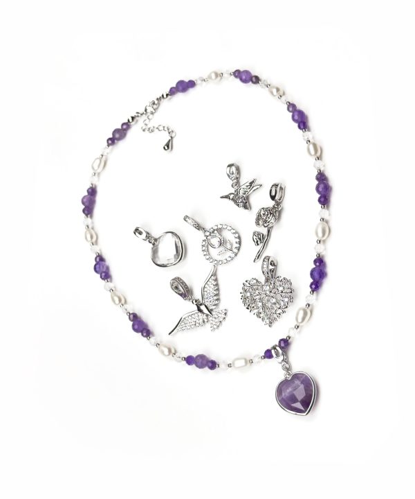 Колье ЛАВАНДОВАЯ НЕЖНОСТЬ