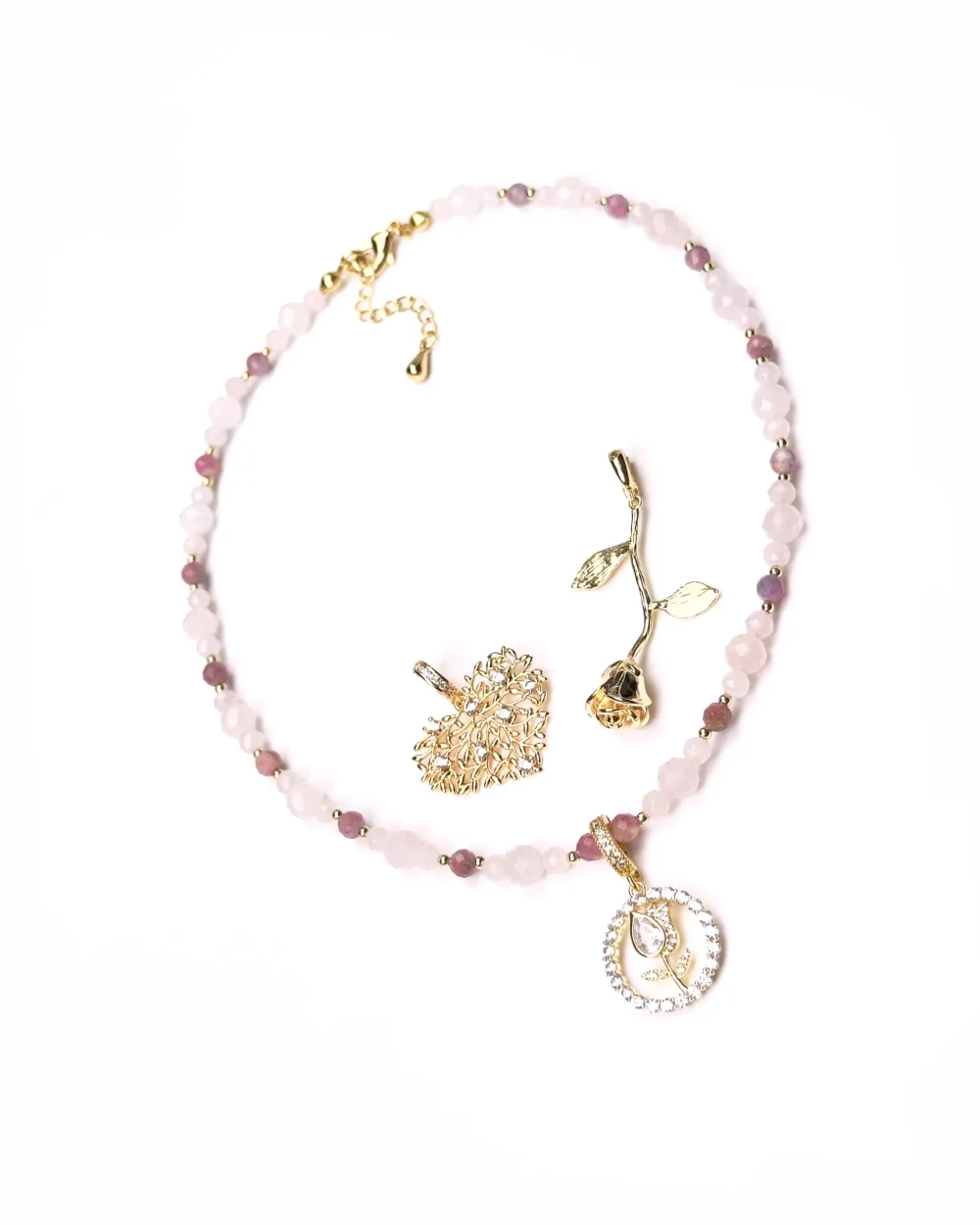Колье РОЗОВЫЙ САД