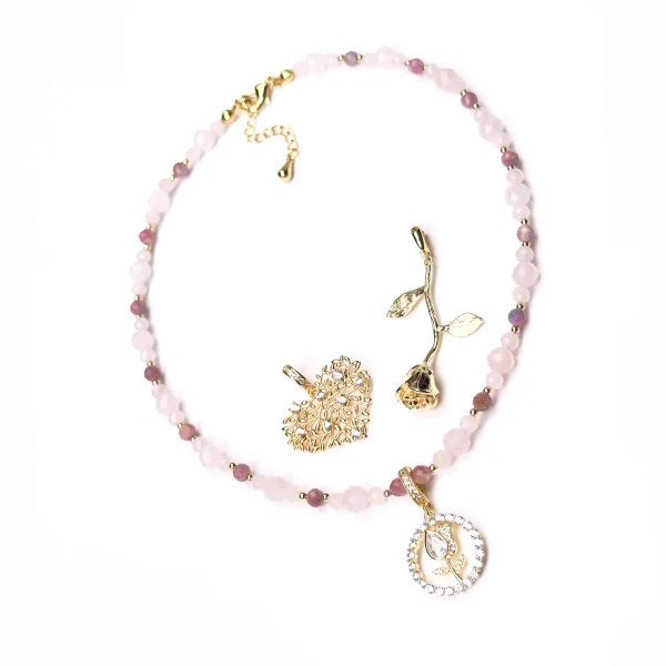 Колье РОЗОВЫЙ САД