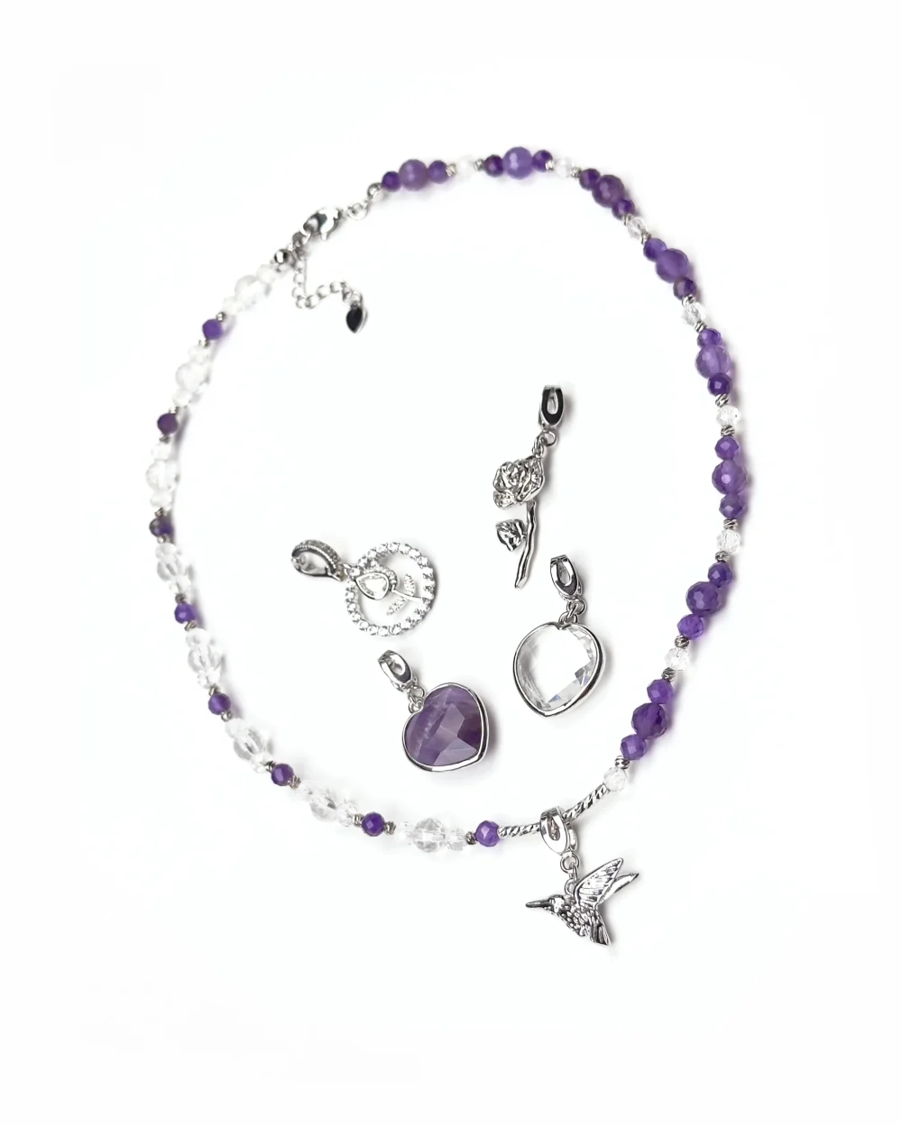 Колье ЛЕПЕСТКИ ФИАЛКИ