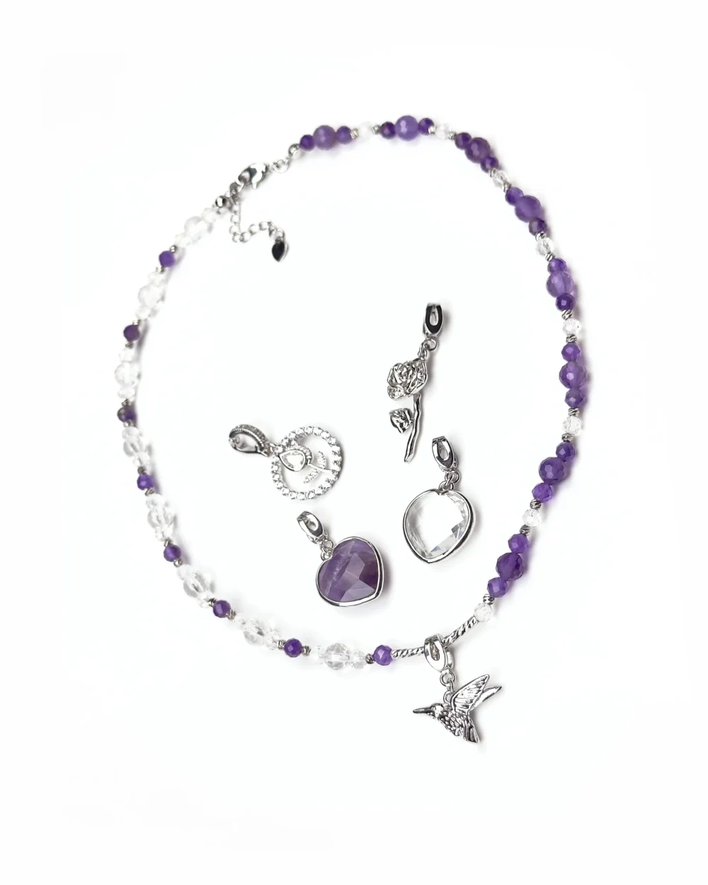 Колье ЛЕПЕСТКИ ФИАЛКИ