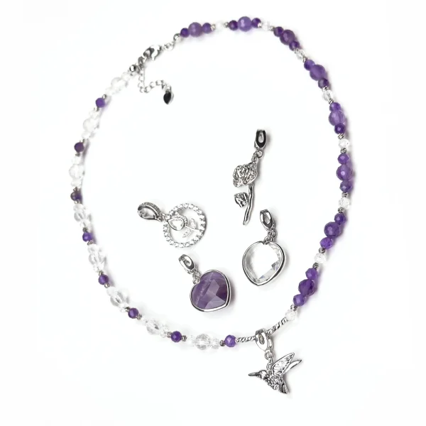 Колье ЛЕПЕСТКИ ФИАЛКИ