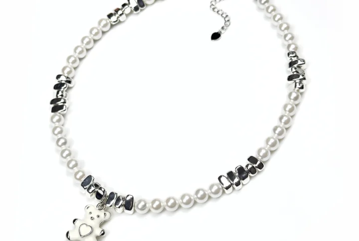 Колье БЕЛЫЙ МИШКА