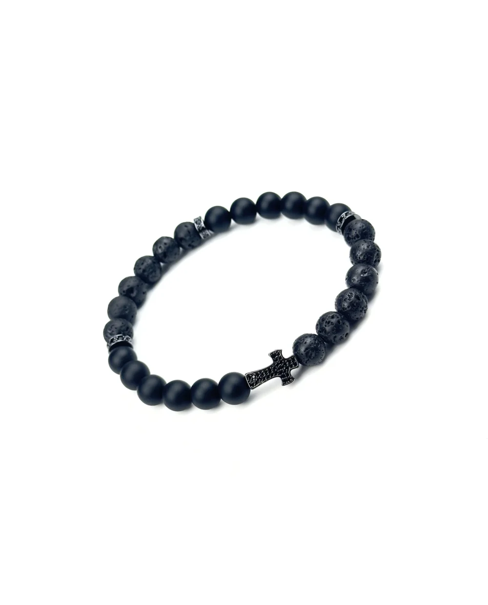 Черный крест с Лавой и Агатом (1)