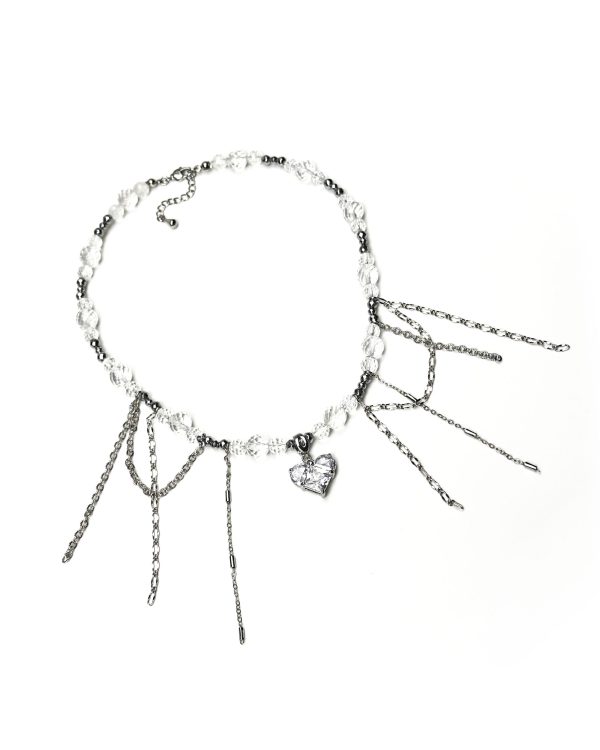 Колье ХРУСТАЛЬНОЕ СЕРДЦЕ
