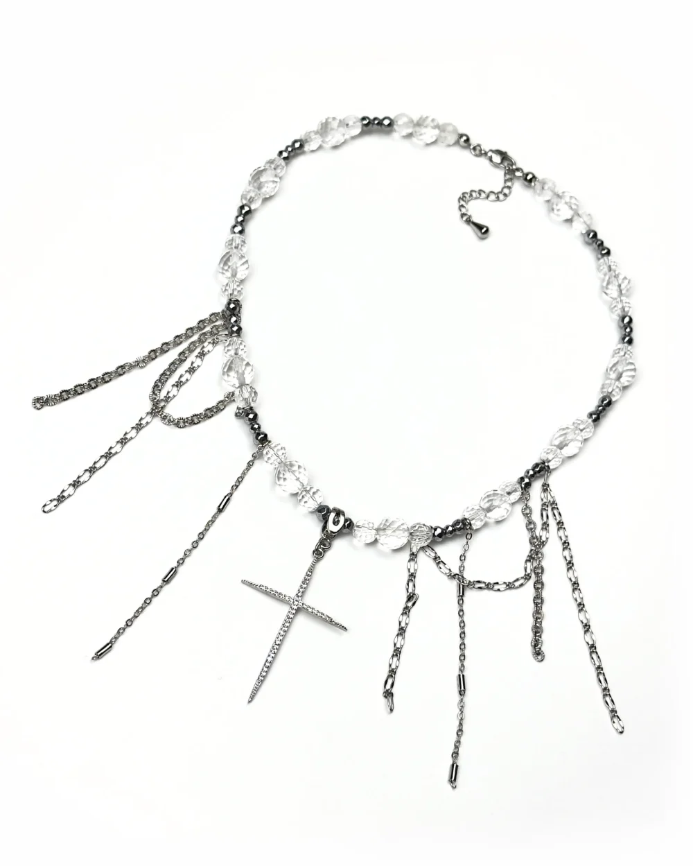 Колье ХРУСТАЛЬНЫЙ КРЕСТ