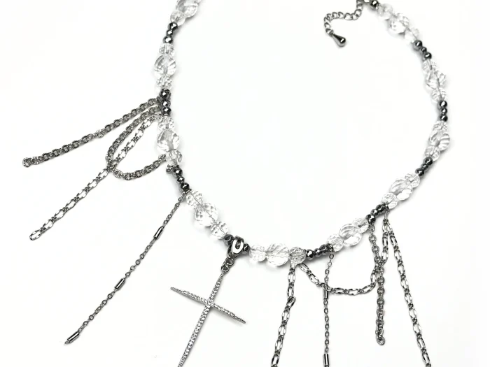 Колье ХРУСТАЛЬНЫЙ КРЕСТ