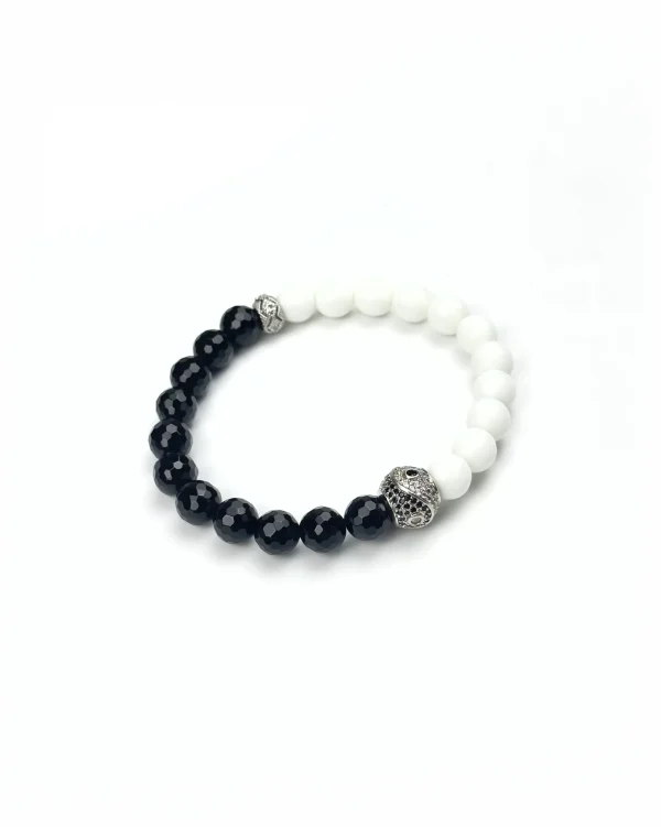 Браслет ИНЬ-ЯНЬ с Агатом