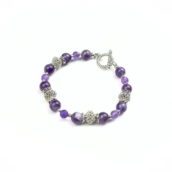 Браслет ЛАВАНДОВЫЙ ПОЦЕЛУЙ