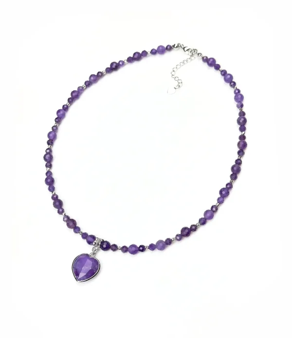 Колье ЛАВАНДОВЫЙ ПОЦЕЛУЙ