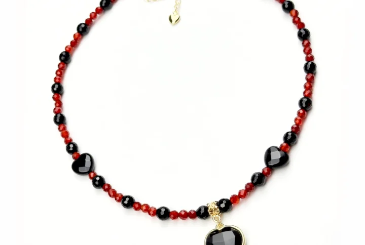 Колье ПЛАМЕННОЕ СЕРДЦЕ