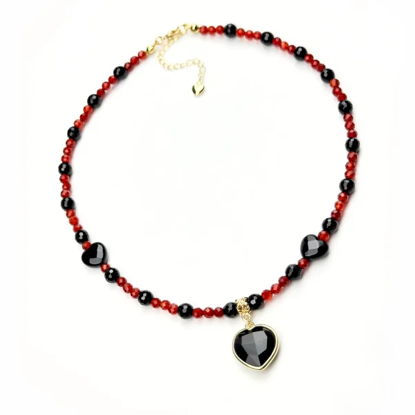 Колье ПЛАМЕННОЕ СЕРДЦЕ