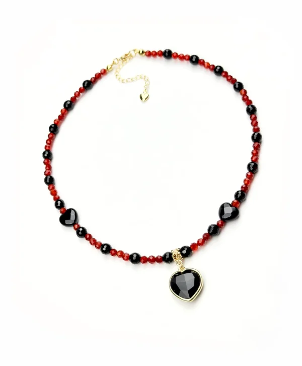 Колье ПЛАМЕННОЕ СЕРДЦЕ