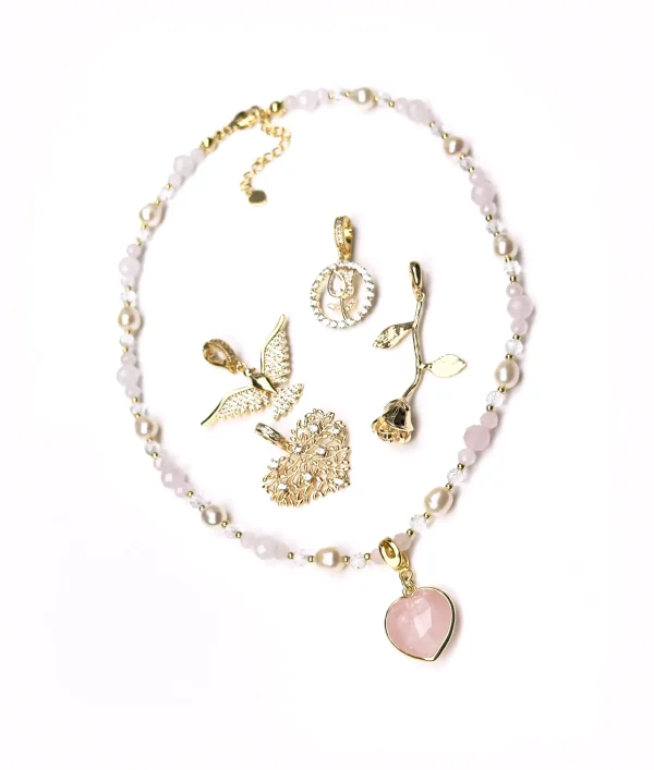 Колье РОЗОВЫЕ МЕЧТЫ