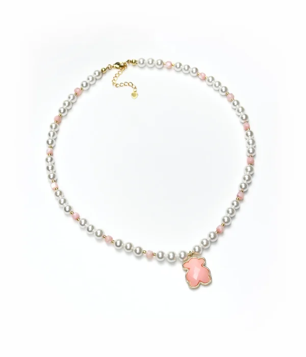 Колье ПЕРСИКОВЫЙ МИШКА