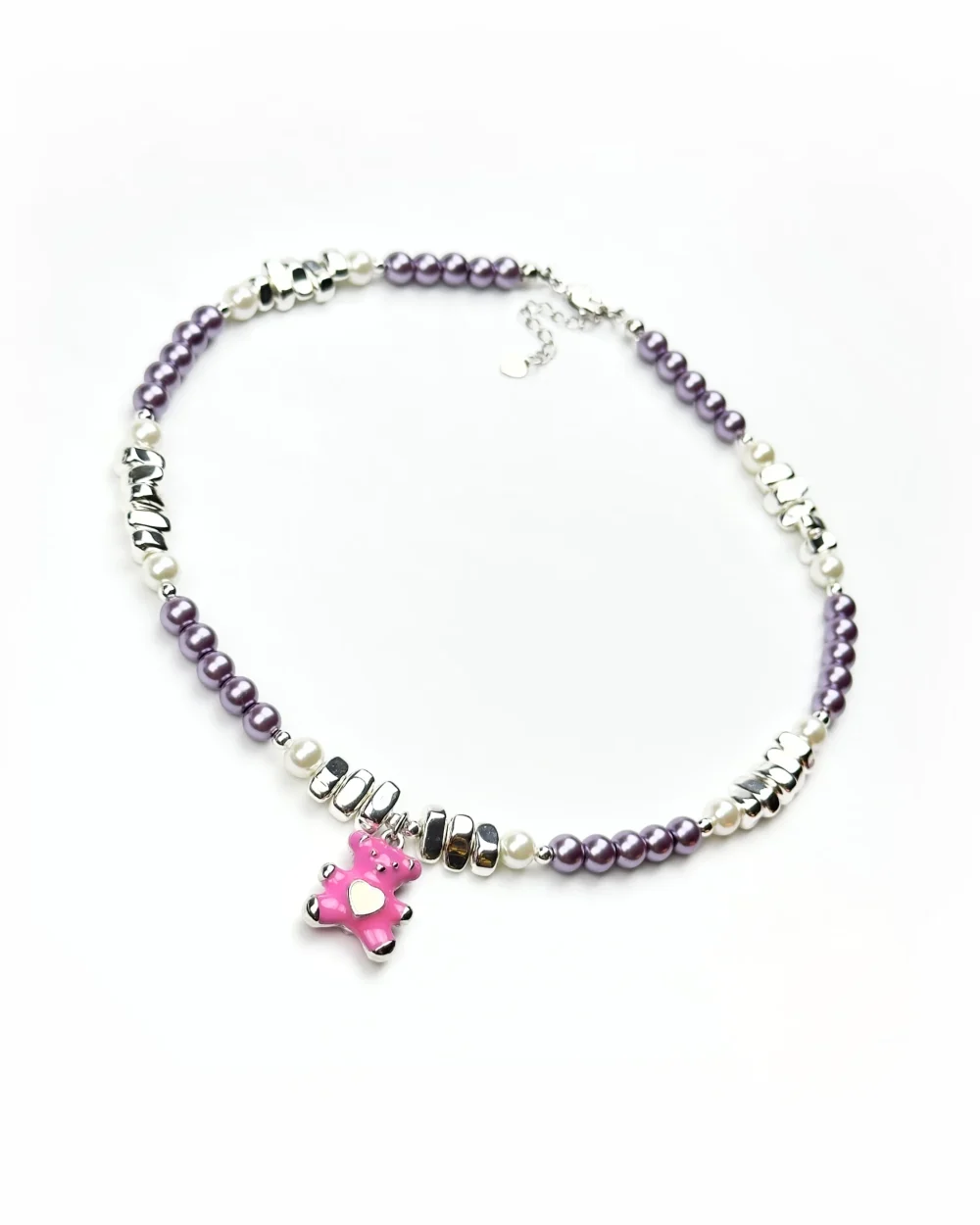 Колье РОЗОВЫЙ МИШКА