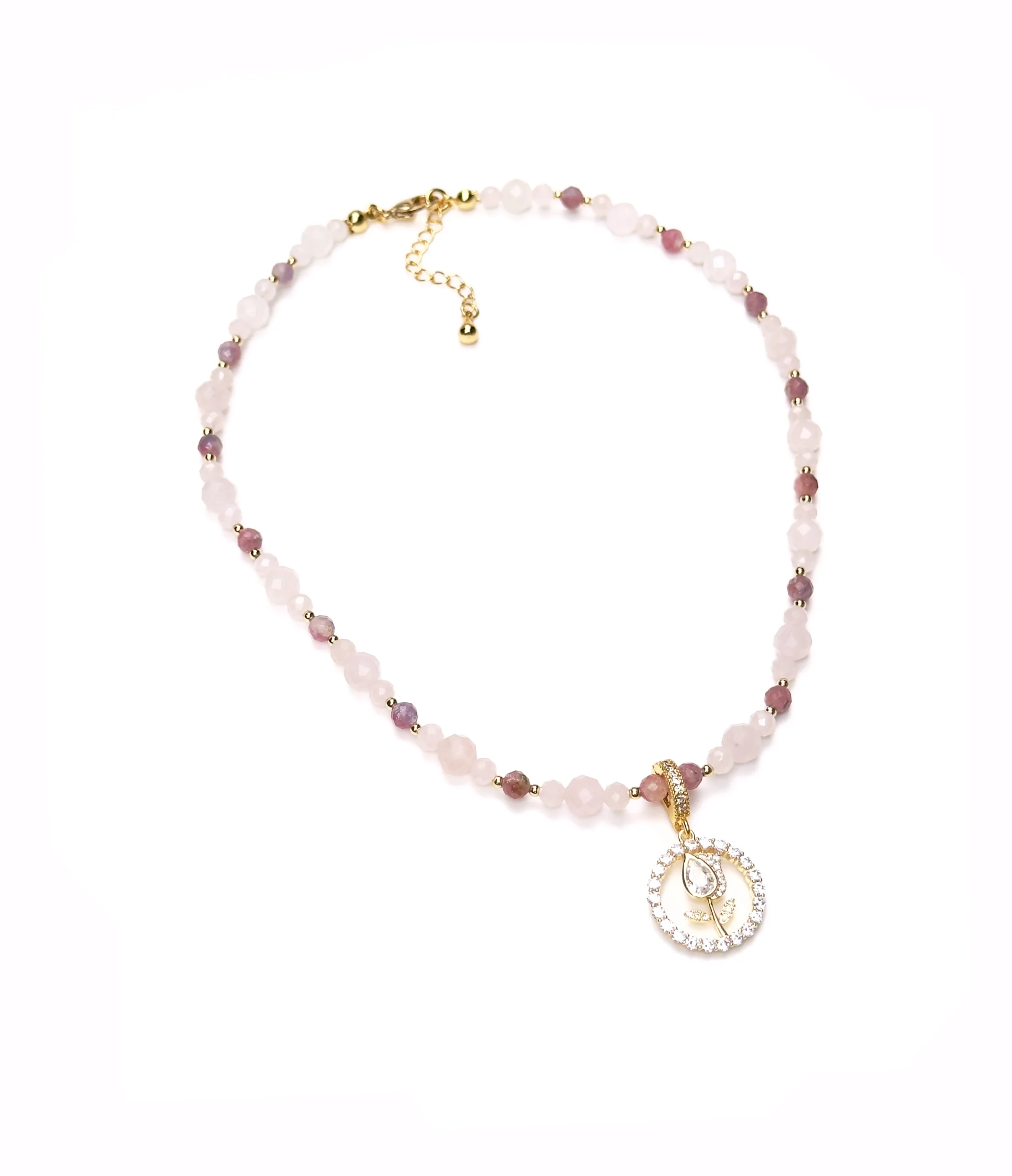 Колье РОЗОВЫЙ САД