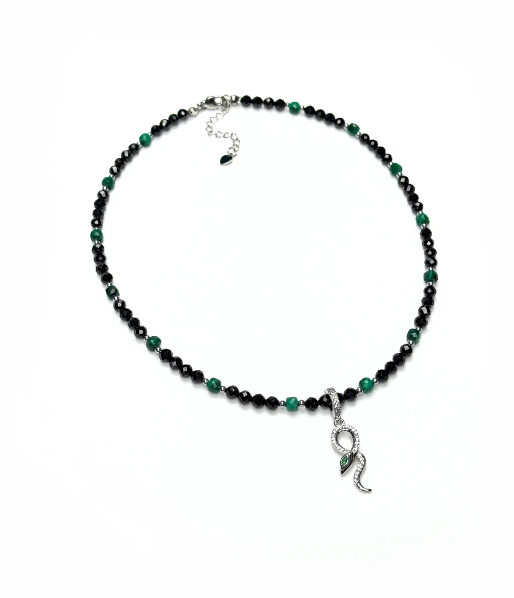 Колье СЕРЕБРЯНАЯ ЗМЕЙКА