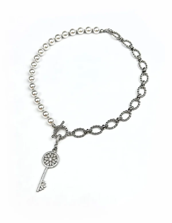 Колье СЕРЕБРЯНЫЙ КЛЮЧИК