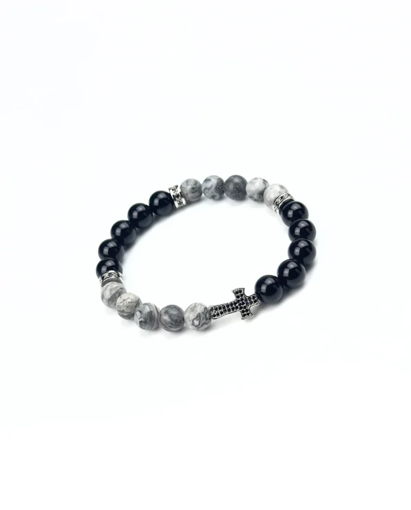 Браслет СЕРЫЙ КРЕСТ