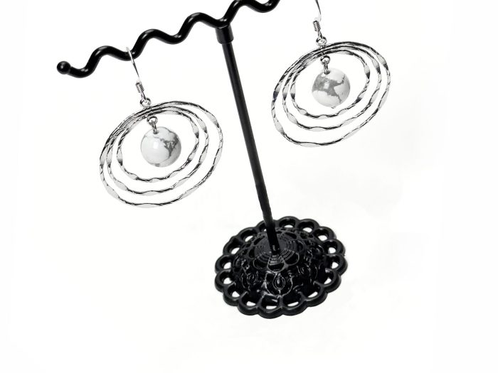 Серьги БЕЛЫЙ ПЕПЕЛ