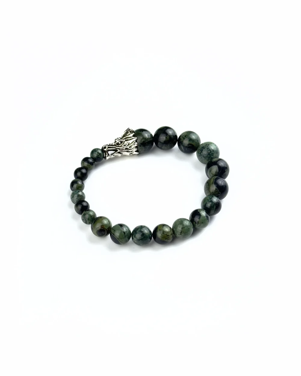 Браслет ЗЕЛЕНЫЙ ДРАКОН. Яшма