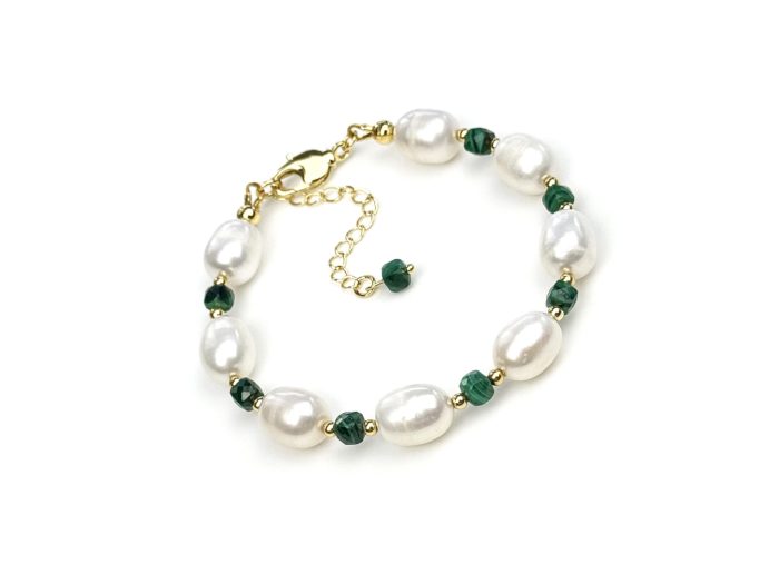 Браслет СОКРОВИЩА АРИЭЛЬ. Малахит